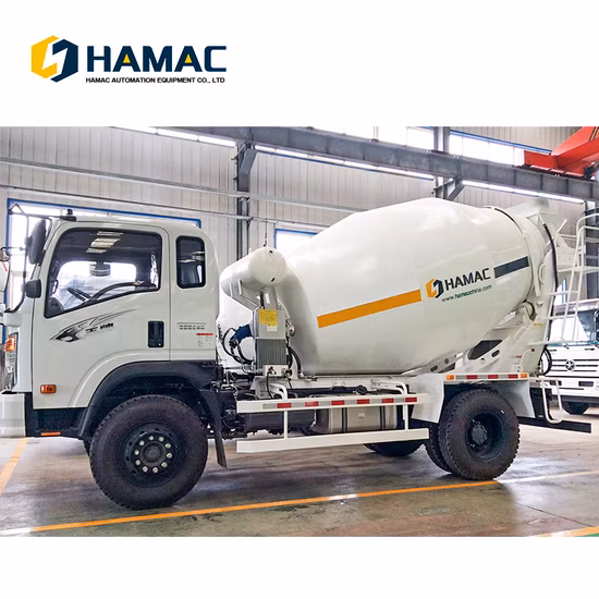 Mezclador concreto automático del cargamento del uno mismo del camión 5500L del mezclador concreto del ³ de 5,5 M